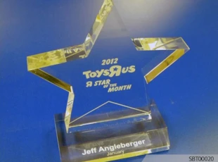 Toys R Us Custom Acrylic Engraved Award