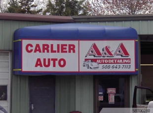 Auto Detailer Custom Awning