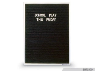 Open Track Lettering Bulletin Board