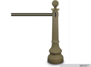 Decorative Stantion with Canvas Rope