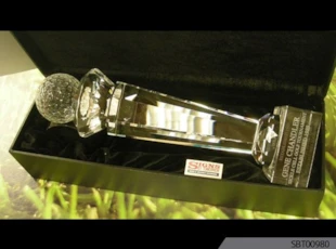 Charity Golf Tournament Engraved Trophy