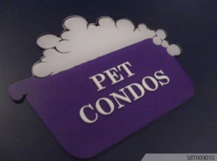 Pet Grooming Custom ADA Suite Sign