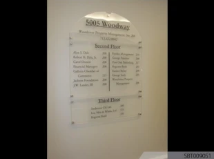 Custom Interior Directory Sign