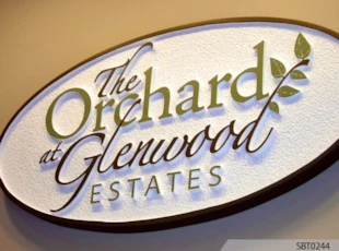 Indoor Routed & Sandblasted Sign