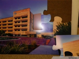 Hospital Custom Routed Sign