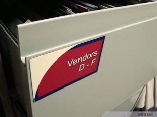 Filing Cabinet Label