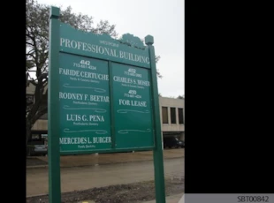 Dentist Custom Directory Sign