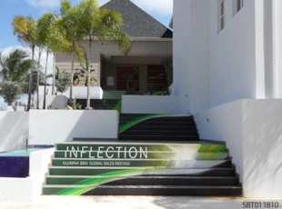 Business Meeting Outdoor Floor Graphics