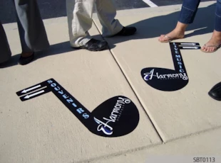 Jazz Festival Outdoor Floor Graphics