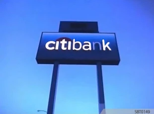 Citibank Pylon Lightbox