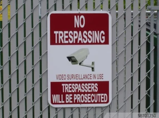 No Trespassing Custom OSHA Sign