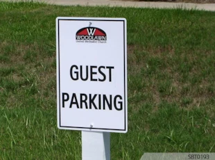 Church Parking Sign