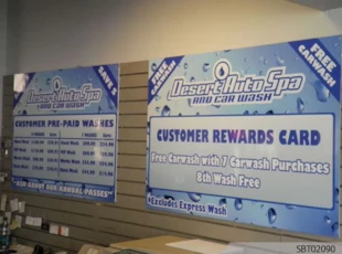 Car Wash Custom POP Display