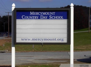 School Track Lettering