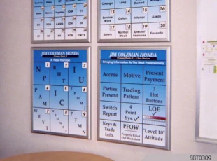 Auto Dealer Wall Frame