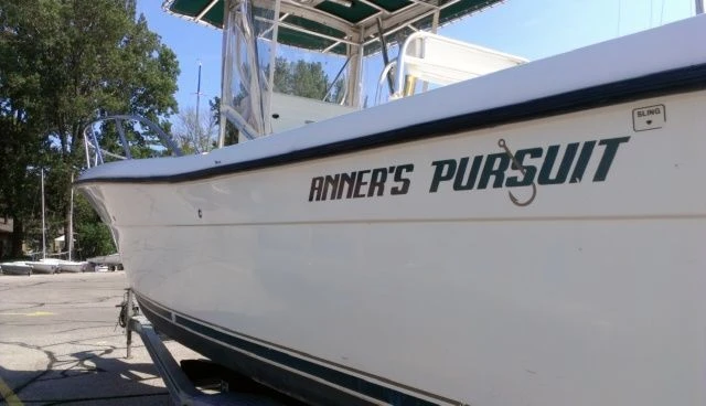 Annas Pursuit Boat Graphic