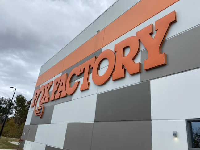3D Channel letters on side of building