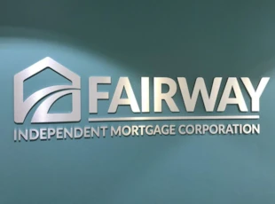 3D Sign for Mortgage Corporation