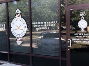 Window Graphics for Barbershop
