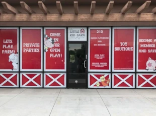 Window Graphics for Red Barn Play Farm