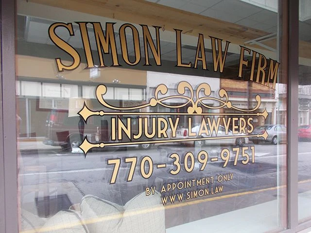 Window Graphics for Injury Law Firm