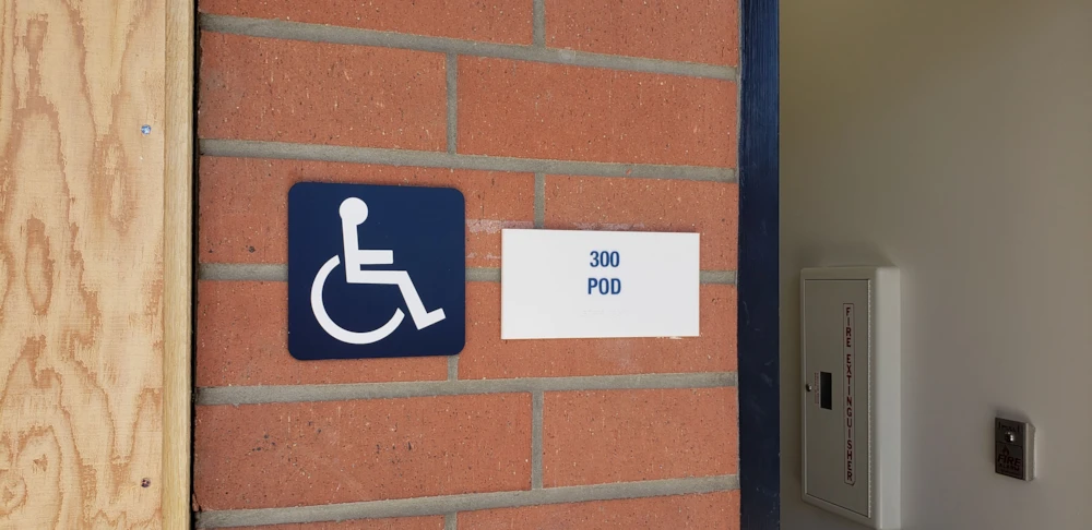 ADA Wheelchair Sign POD