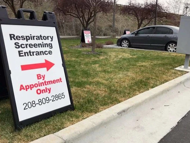 Clinic A-Frame for Lawn or Sidewalk