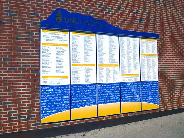 Donor Wall Directory for UNG