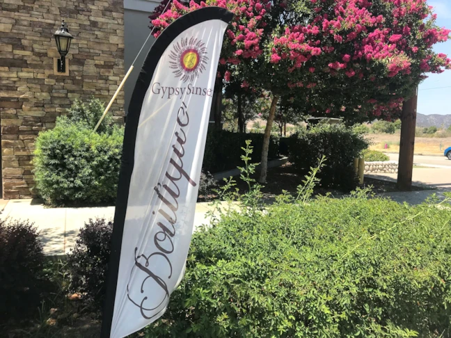 Feather Flag for Boutique