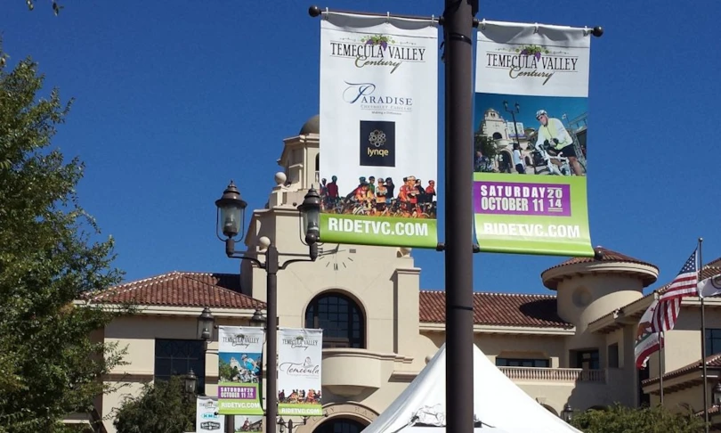 Pole Banners for Event