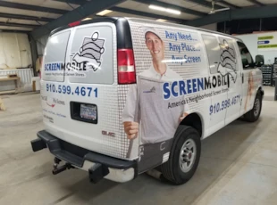Van Wrap for Neighborhood Screen Contractor