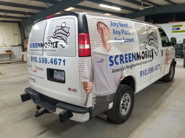 Van Wrap for Neighborhood Screen Contractor