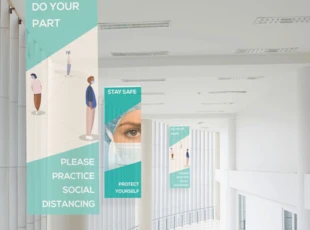 Banners for Social Distancing
