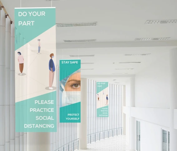 Banners for Social Distancing