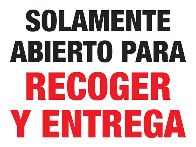 Only Open For Sign in Spanish