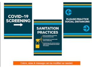 Health and Hygiene Decals