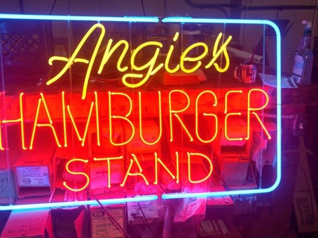 Colorful LED Display for Restaurant