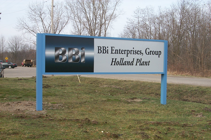 Digital printed translucent vinyl w/ lamination on an illuminated Sign Cabinet