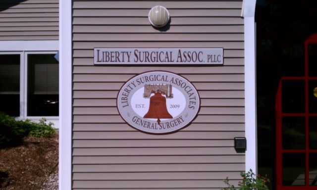 Digital printed vinyl w/ lamination on alumalite.