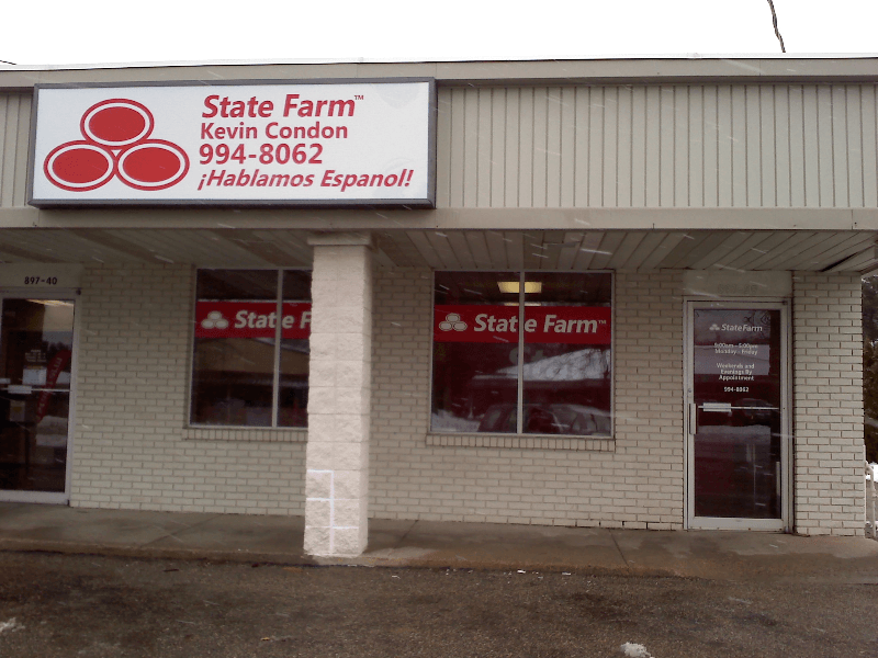 Cut vinyl on poly-carbonate in a light box cabinet. Along with cut vinyl on window.