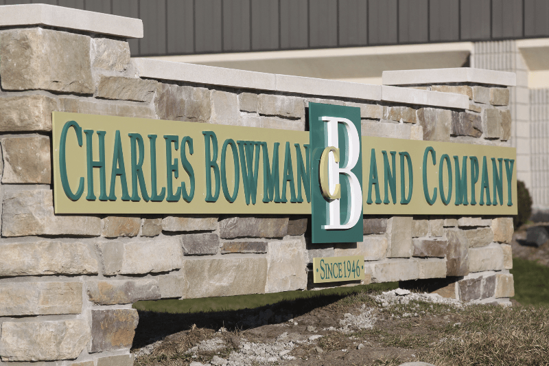 Monument Sign with Aluminum letters on an aluminum face.