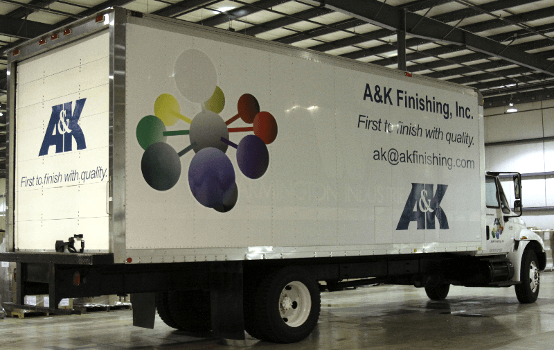 Cut vinyl and digital printed vinyl with lamination