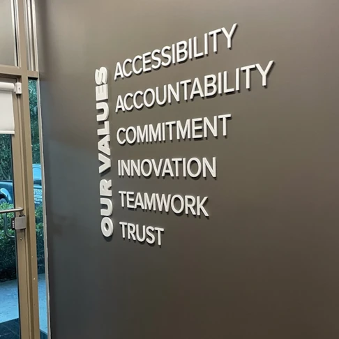 3D Signs and Dimensional Acrylic and PVC Lettering