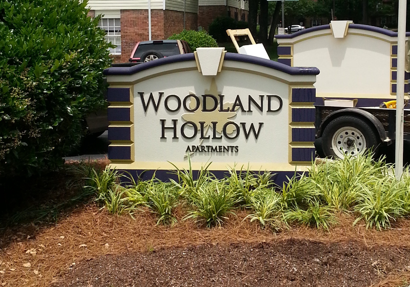 foam with raised letters