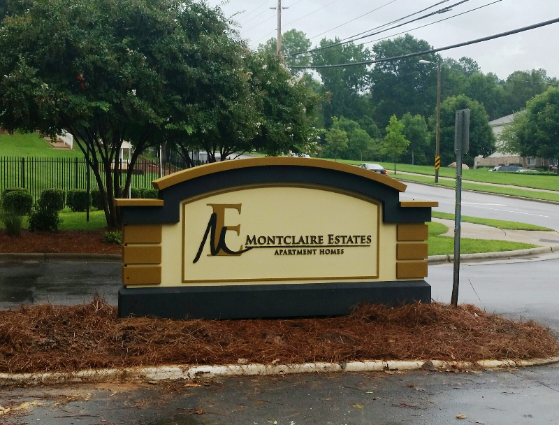 5'x10' synthetic stucco with raised graphics