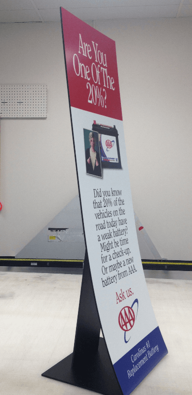 Free standing displays 48