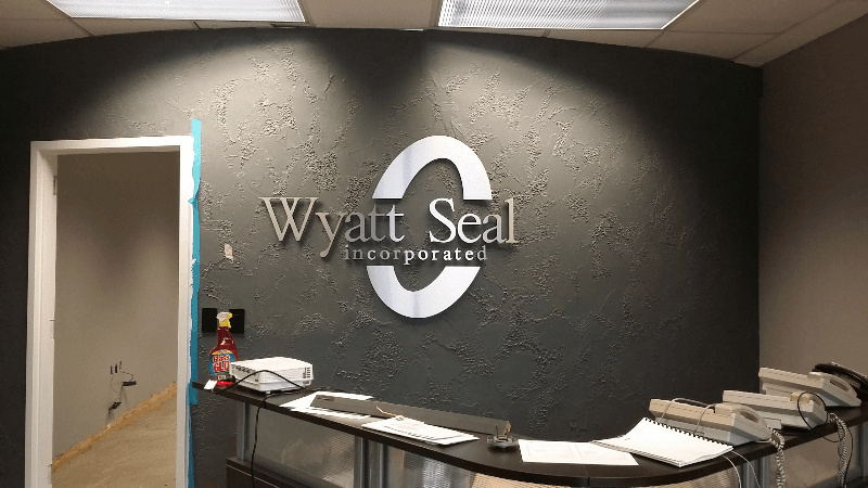 brushed silver laminate on acrylic