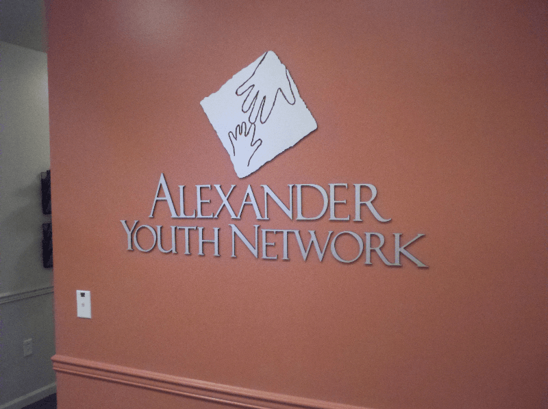 flush mount raised letters