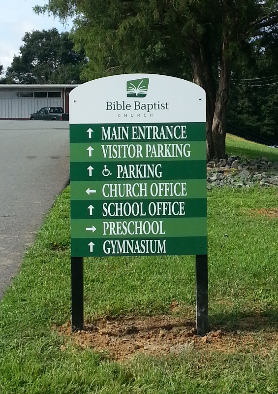 metal post and panel