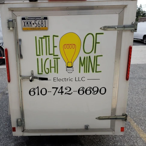 Trailer Graphics for Electrician